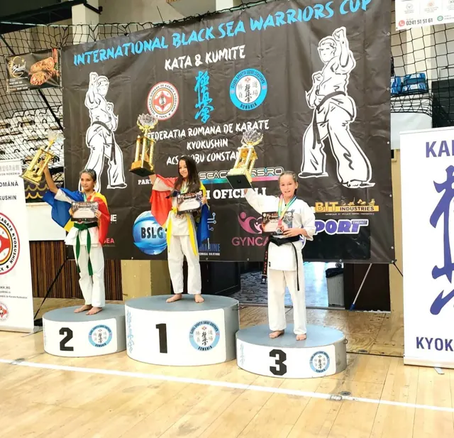 Podium la International Black Sea Warrior's Cup, Constanța